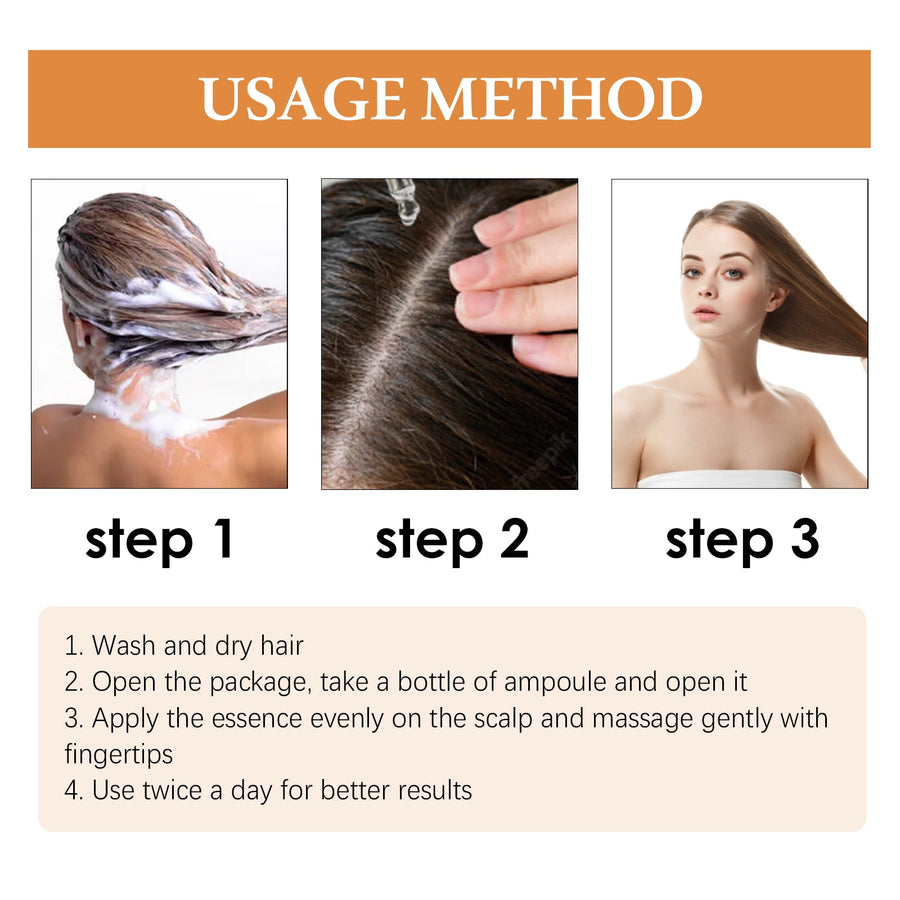Hair Strength Ampoules for Thicker-Looking Hair Roots