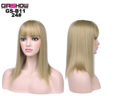 Synthetic Bob Wig with Bangs — Instant Hair Makeover in 4