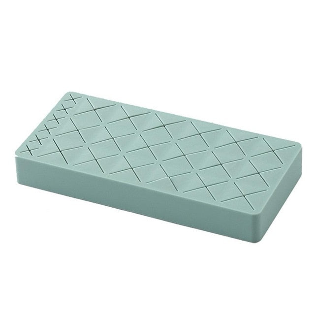 18-Grid Silicone Lipstick Organizer — Self-Sealing Makeup Rack