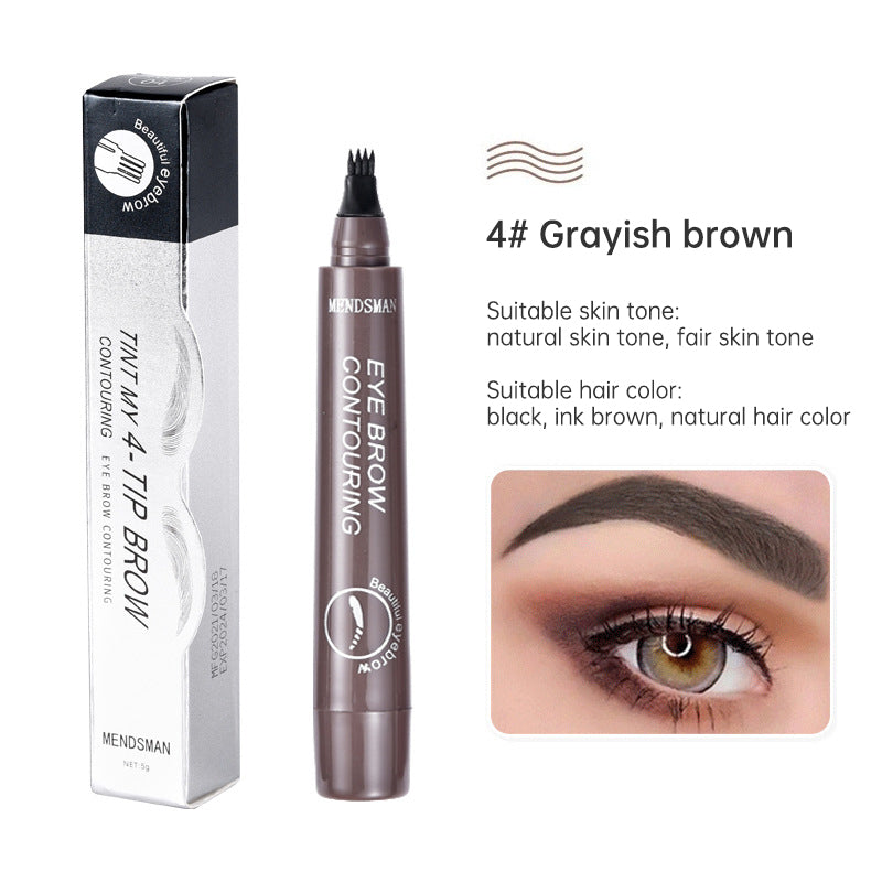 Fork Tip Liquid Eyebrow Pencil for Natural Brows