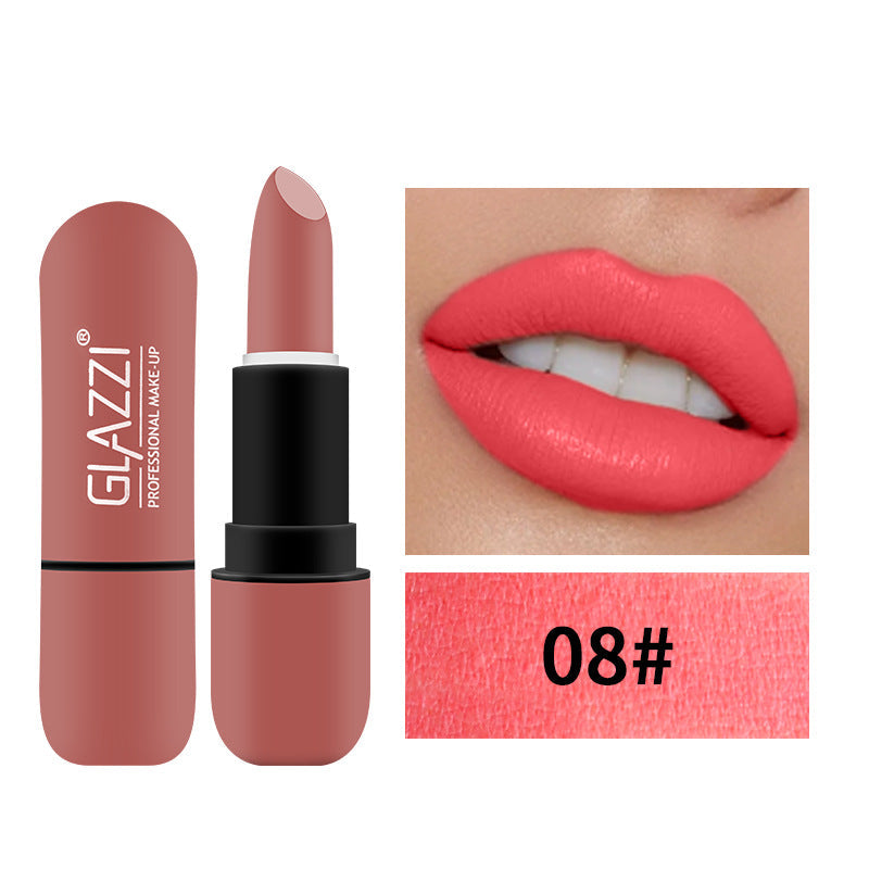 Velvet Matte Capsule Lipstick for Bold, Vivid Color