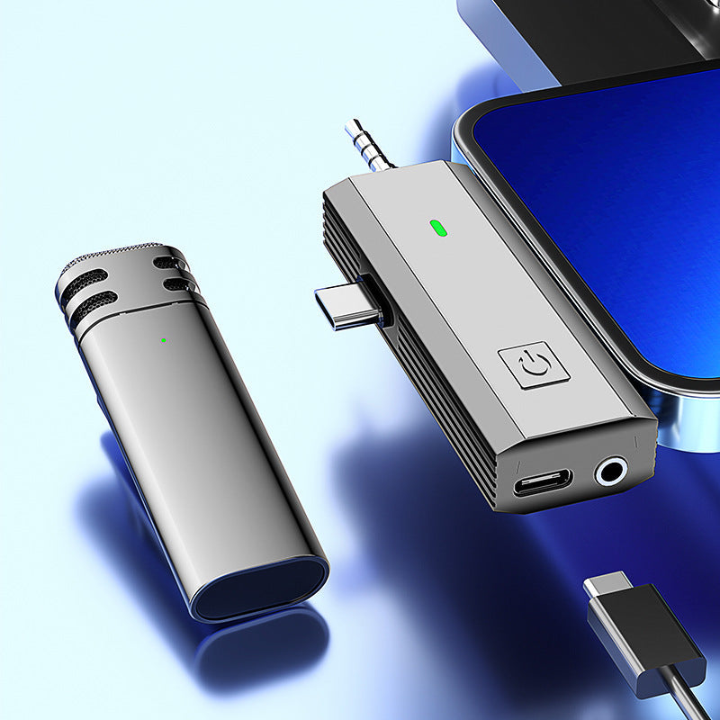 Lavalier Mic — Dual Wireless AI Noise Reduction for Creators