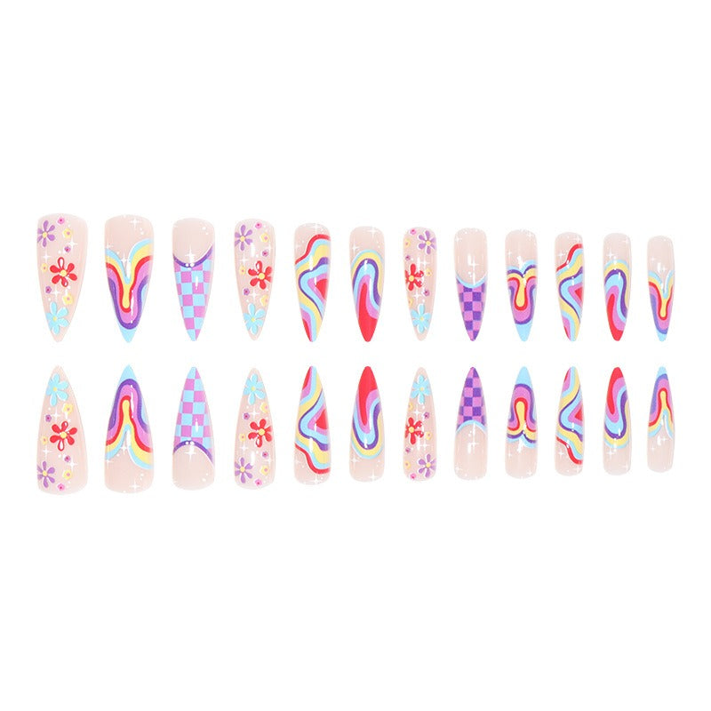 Press-On Stiletto Nails — Salon-Quality Artistic Designs
