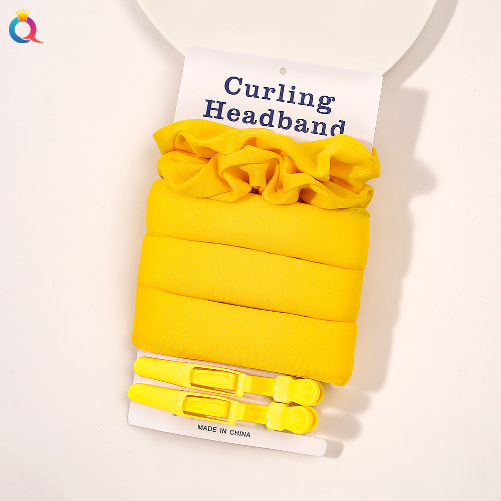 Heatless Curls Band — Overnight Waves Without Damage
