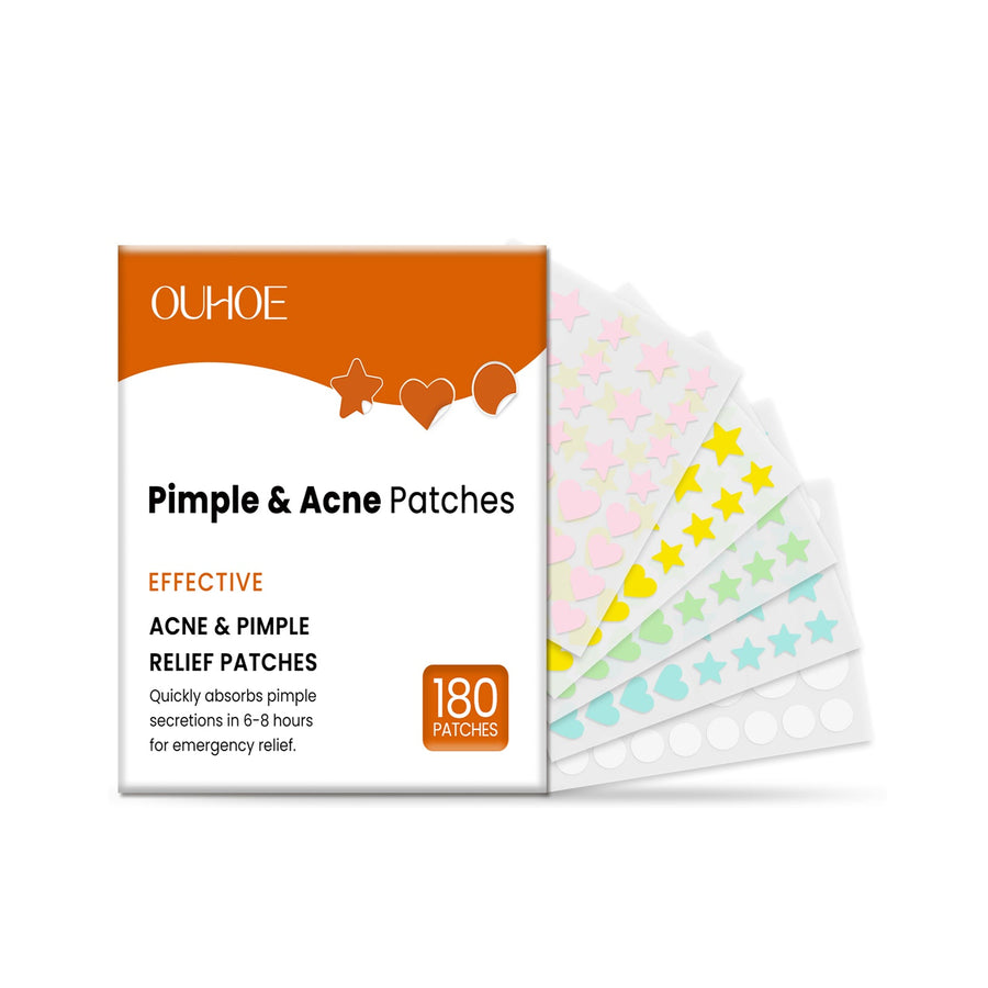 Pimple Patches 180 Count - 6-8 Hour Acne Absorption