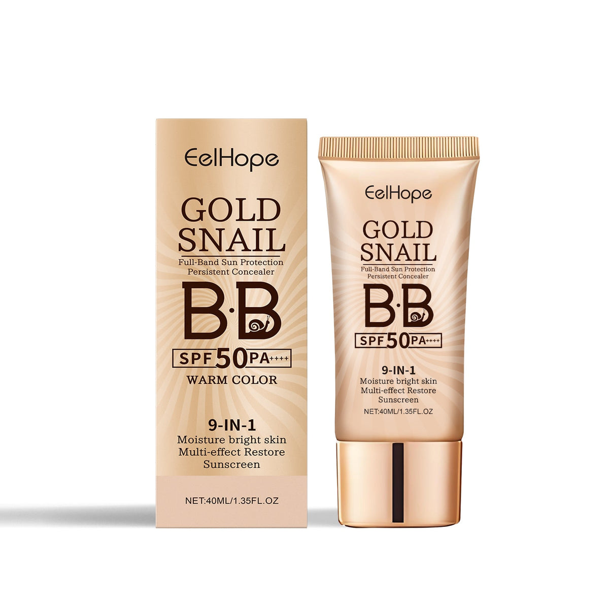 Gold Snail BB Cream SPF 50 Natural Coverage Duo Set