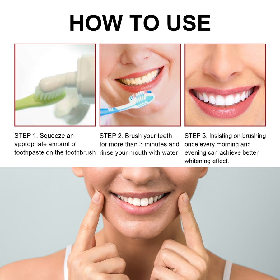 Whitening Toothpaste — Stain-Free Smile with 99% Bacterial