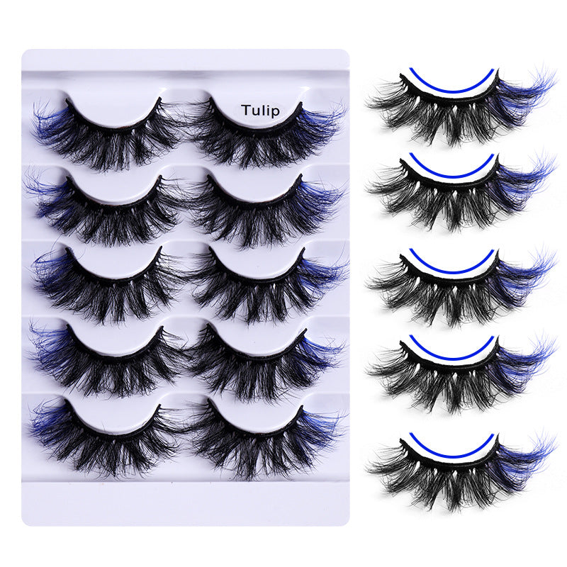 Colorful False Eyelashes for Dramatic Eye Makeup Looks