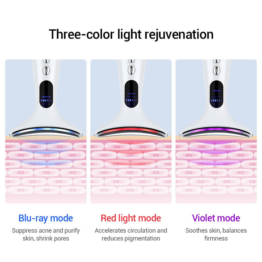 Neck and Face Microcurrent Beauty Device for Firming