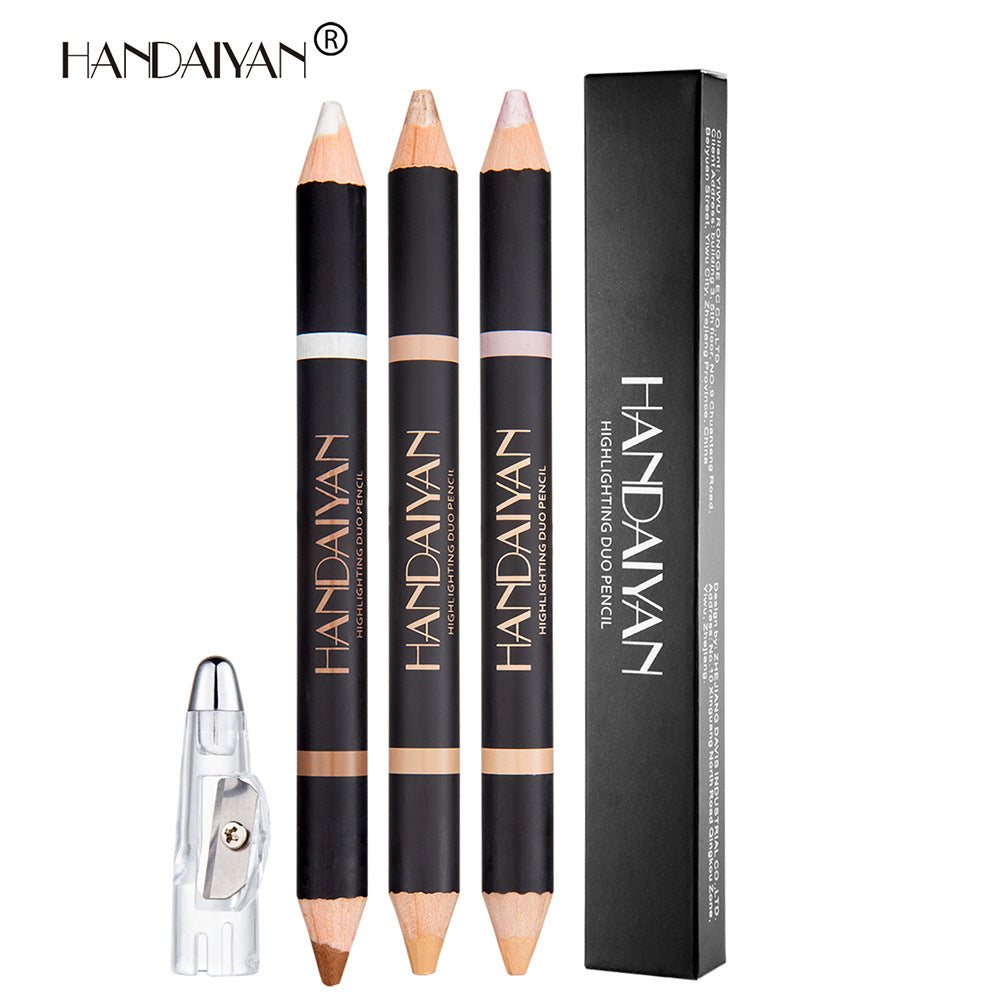Dual-Ended Eyebrow Pencil & Brow Bone Highlighter