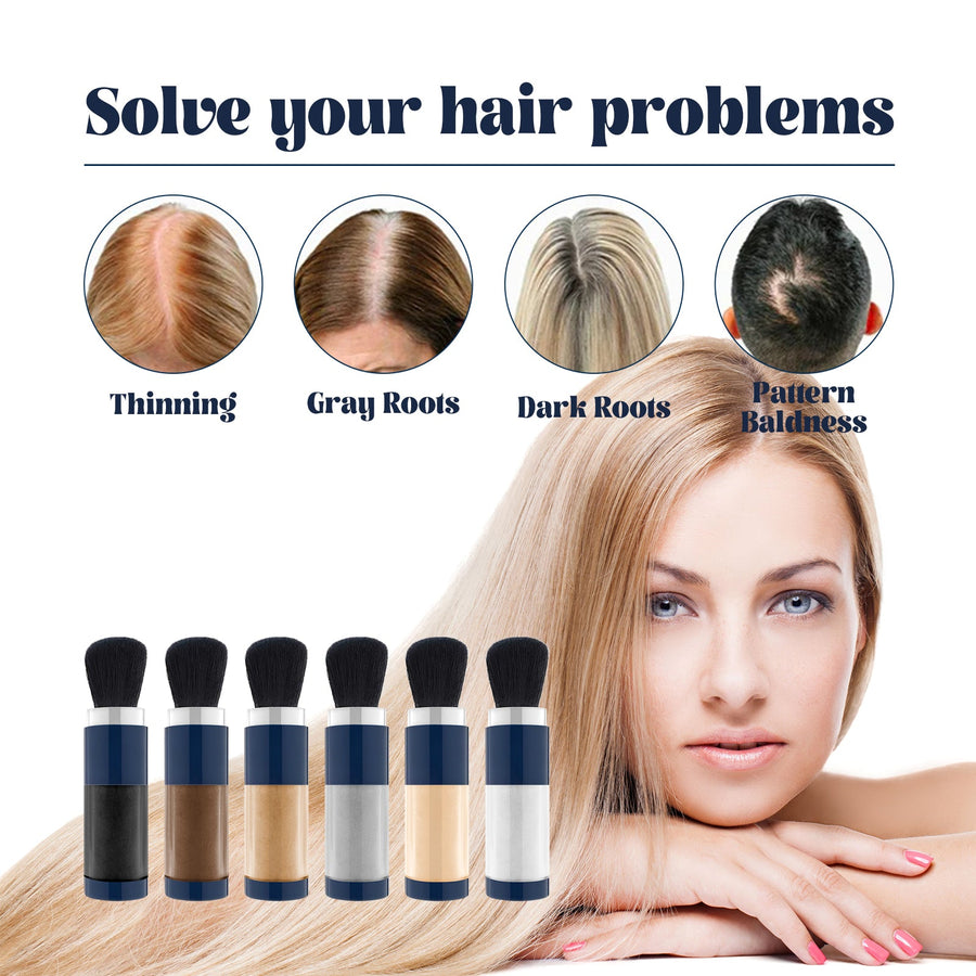 Hair Fibers for Thinning Hairlines, Fuller-Looking Roots