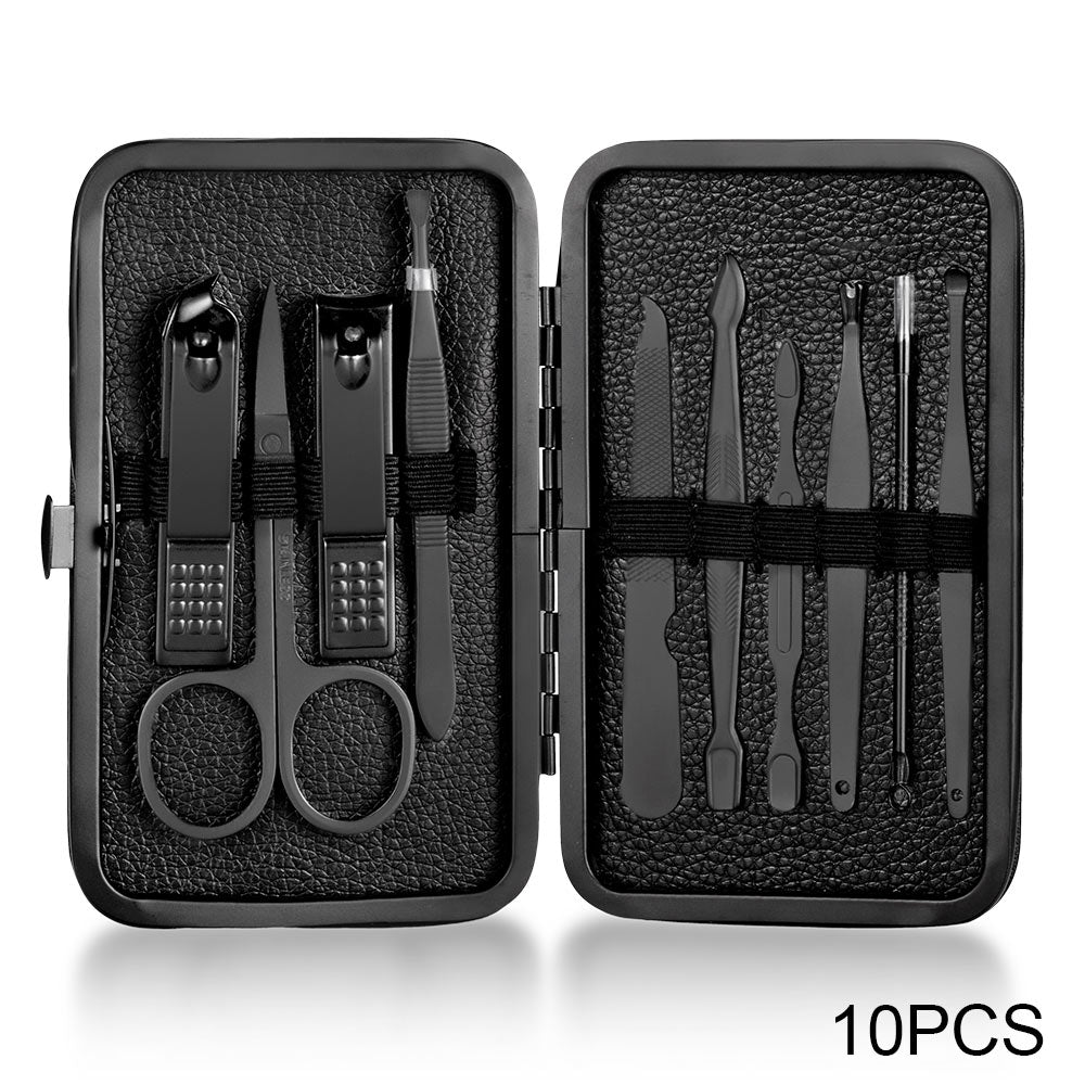 18-Piece Stainless Steel Nail Kit — Manicure & Pedicure Set