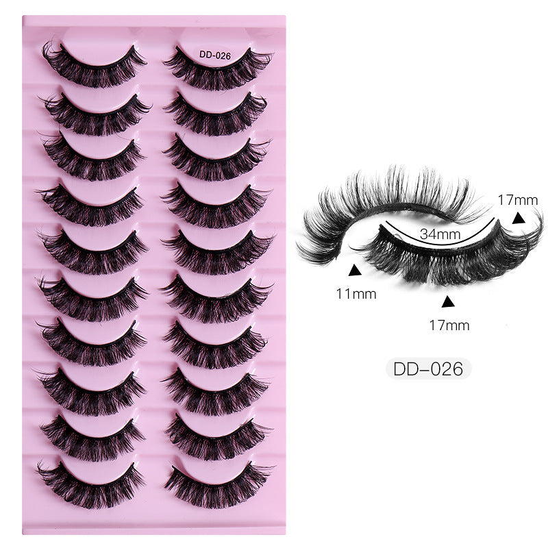 False Eyelashes: 10-Pair Dramatic Multi-Style Set