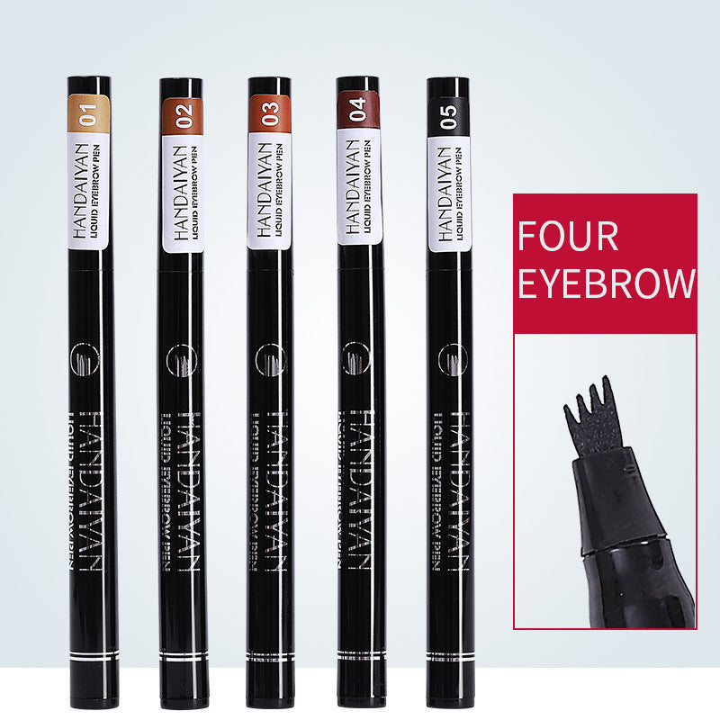 Four-Prong Eyebrow Pencil for Natural-Looking Brows