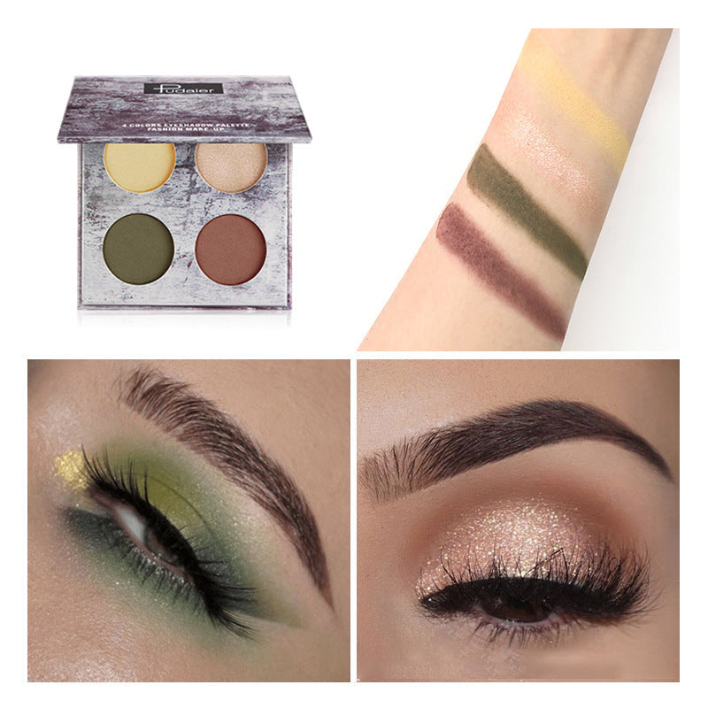 Four-Color Eyeshadow Palette for Bold, Easy Looks