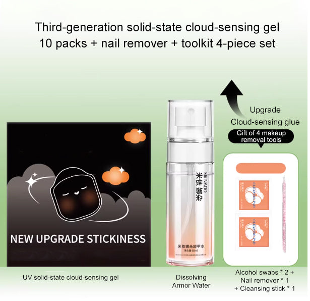 UV Nail Glue Gel — Dual Adhesive for Seamless Press-On