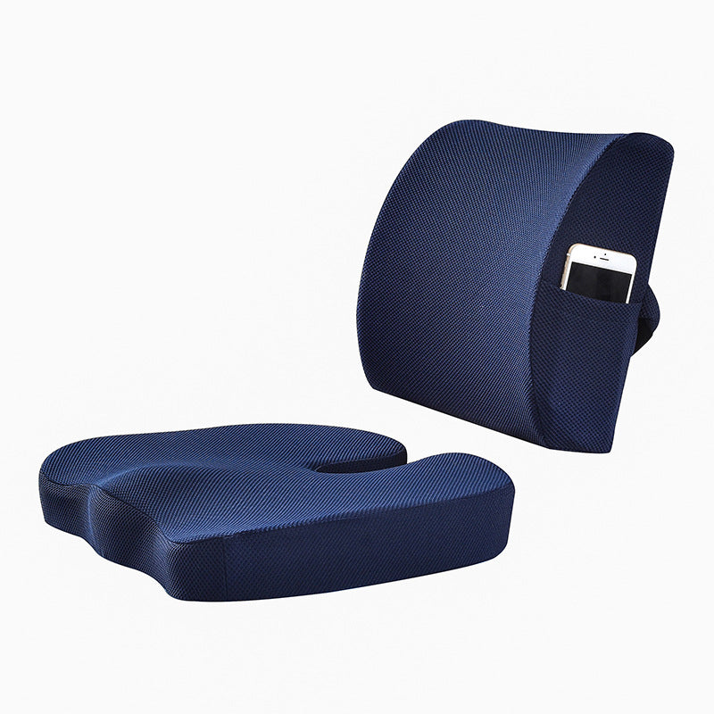 Gel Seat Cushion Set — Cool Ergonomic Support for Car & Office