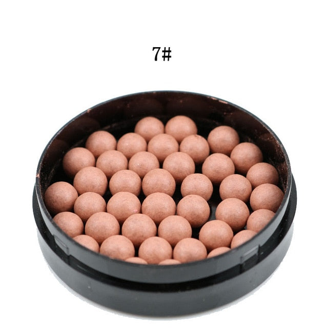 3-in-1 Makeup Blush Compact for Cheeks, Eyes & Contour