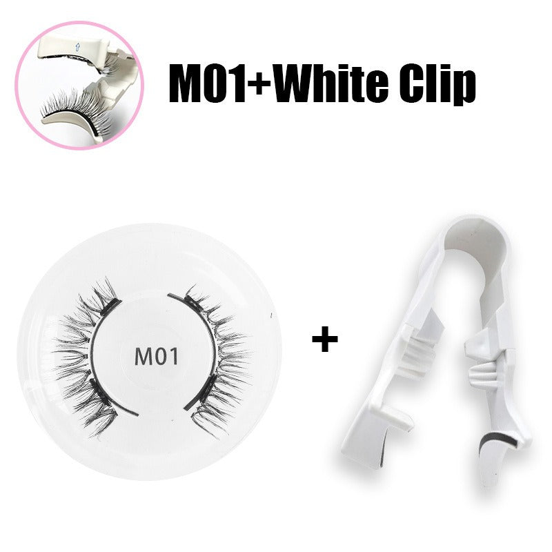 Magnetic False Eyelashes — Natural Thick & Long Look, No Glue
