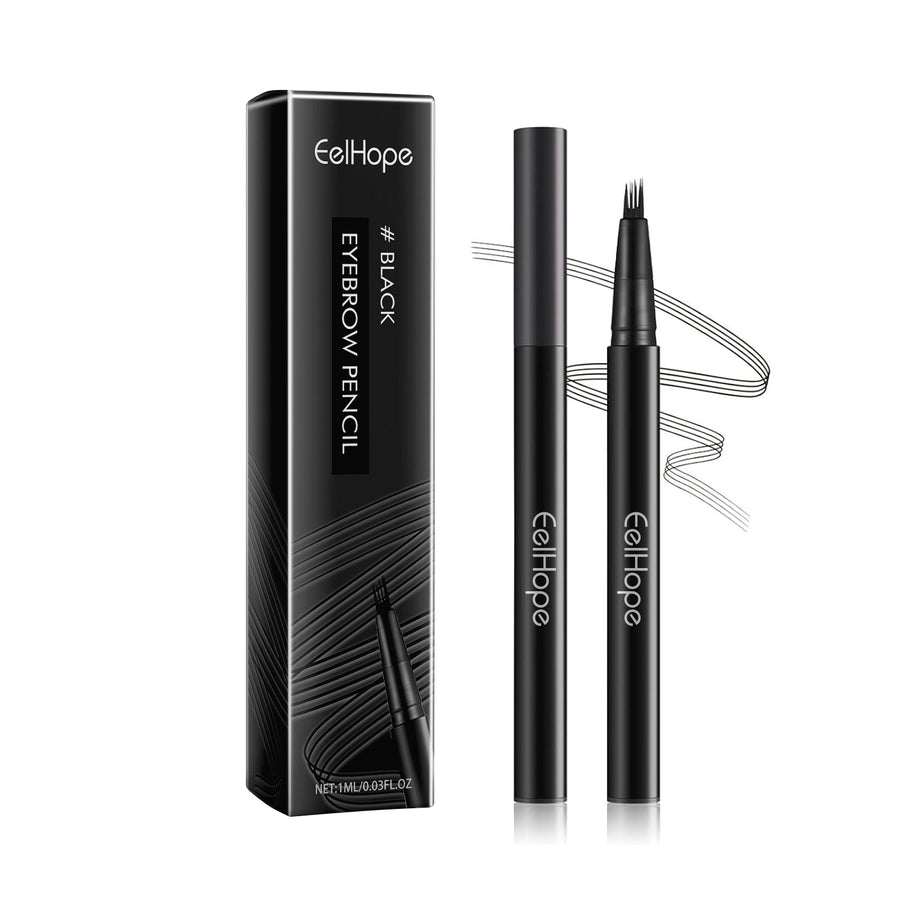 Four-Prong Eyebrow Pencil for Natural Brow Definition