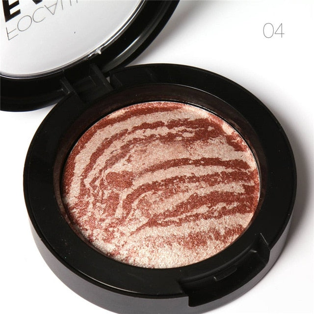 Baked Blush 6-Color Palette for Naturally Radiant Cheeks