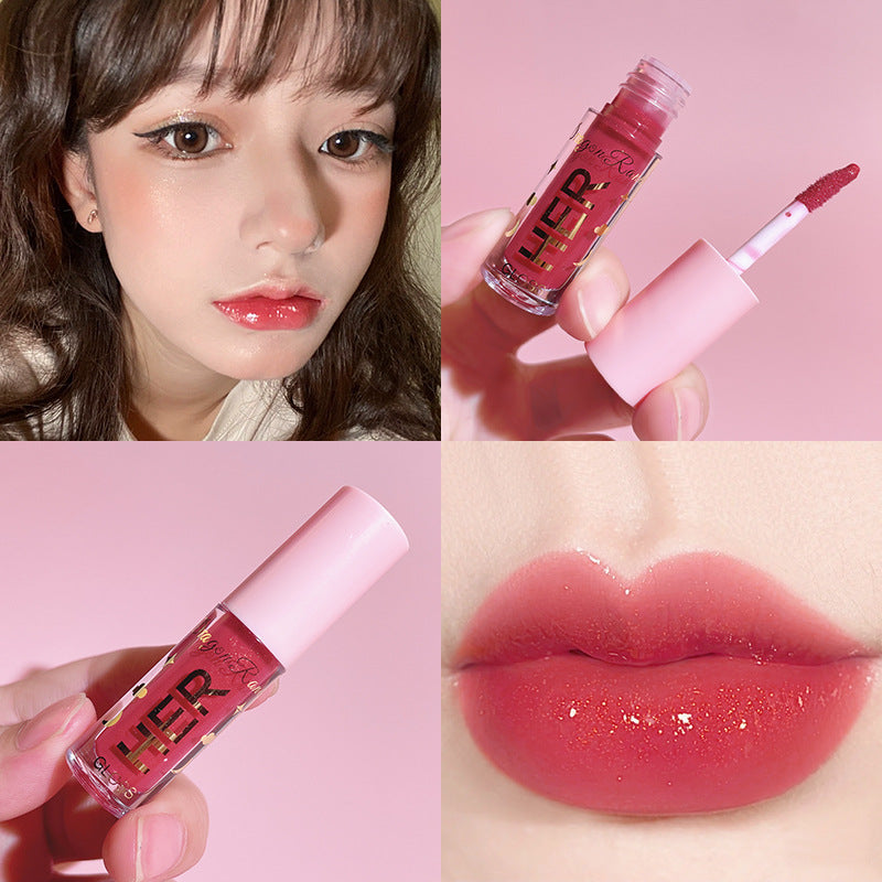 Glazed Mirror Water Lip Gloss for Juicy Glass Shine