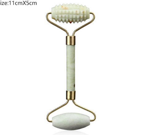 Double-Head Jade Face Roller for Soothing Massage