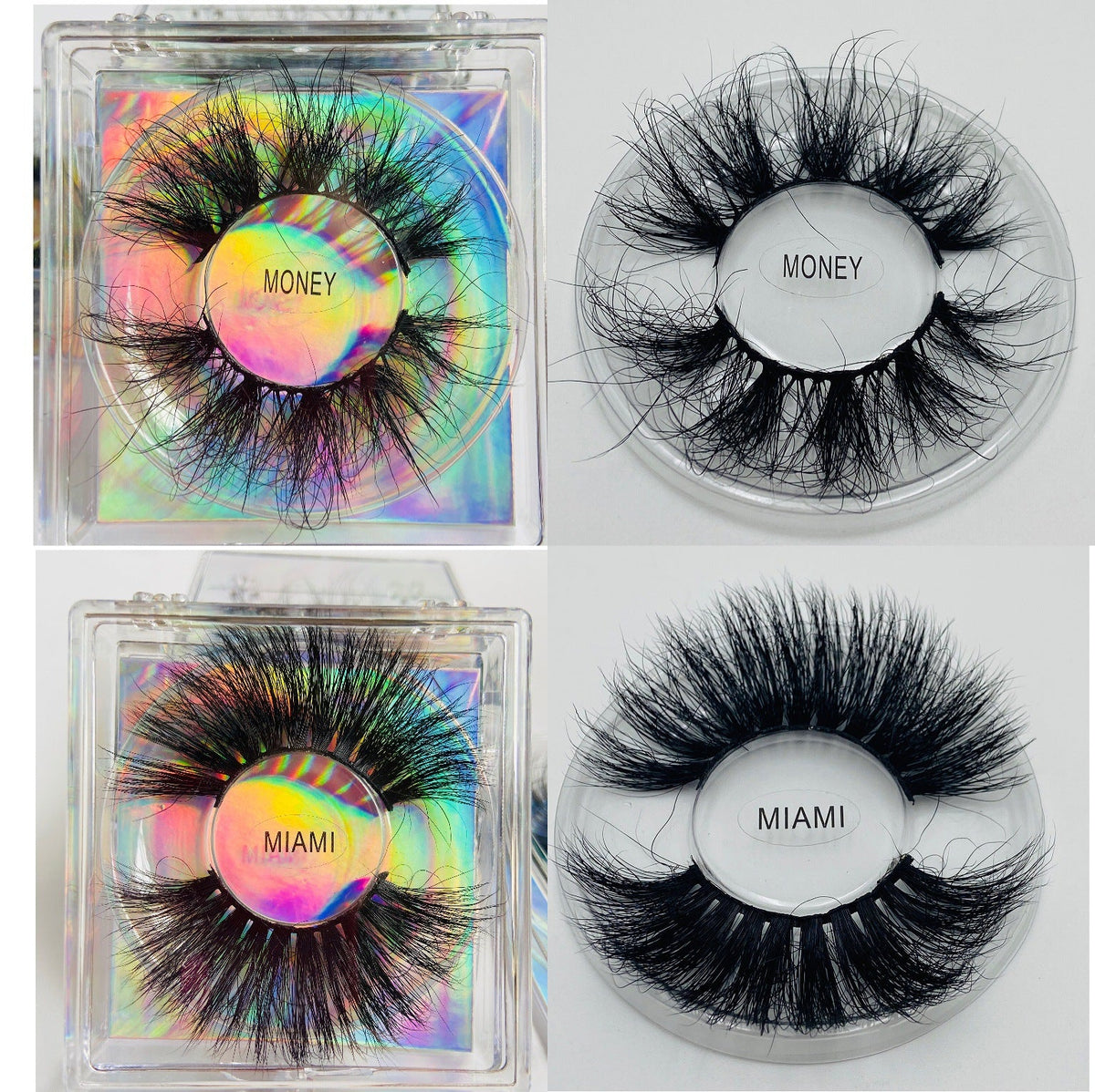 25mm False Eyelashes – Fluffy 8D Dramatic Glam Look