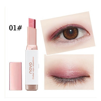 Dual-Tone Eyeshadow Stick for Fast Dimensional Looks