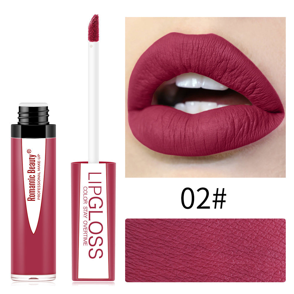 Matte Lip Gloss – Long-Wearing Berry & Burgundy Color