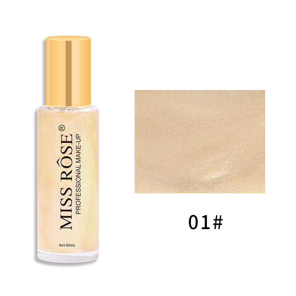 Liquid Body Glitter Spray for Radiant Pearlescent Glow