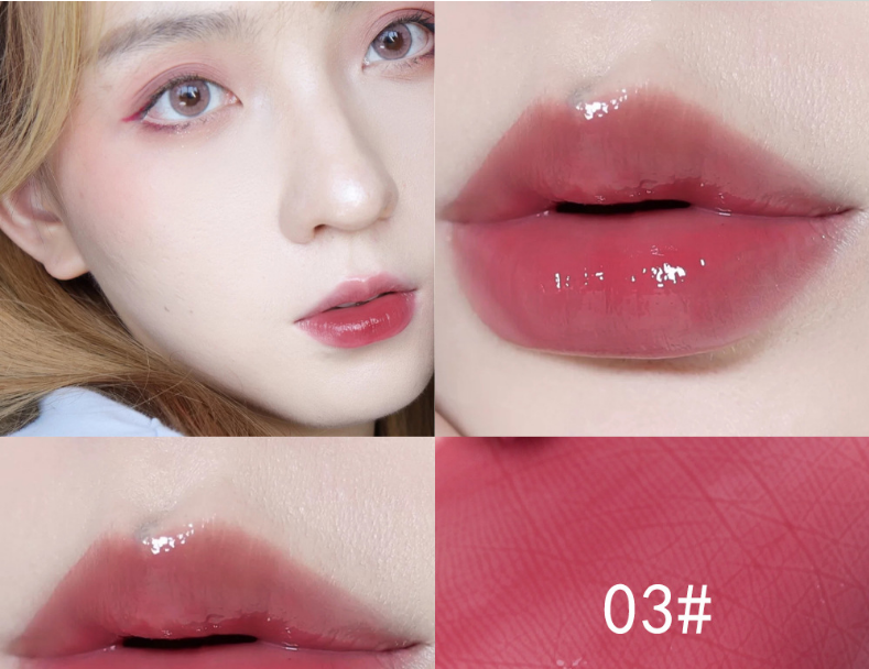 Clear Lip Gloss for Sparkling Glass-Like Lip Shine