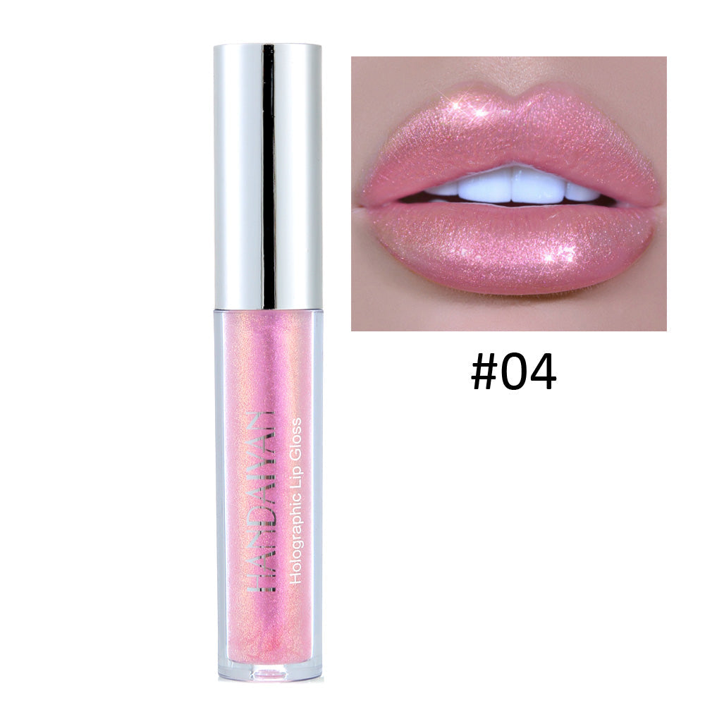 Holographic Lip Gloss for Luminous Mermaid-Inspired Shine