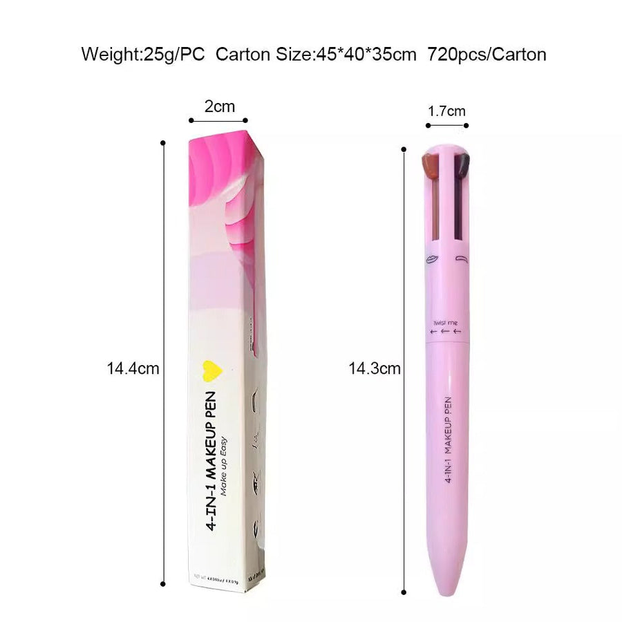 4-in-1 Makeup Pen for Brows, Eyes, Lips & Highlight