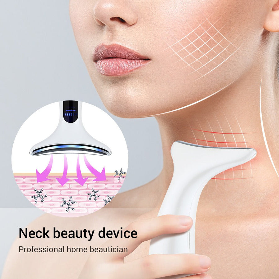 Neck and Face Microcurrent Beauty Device for Firming
