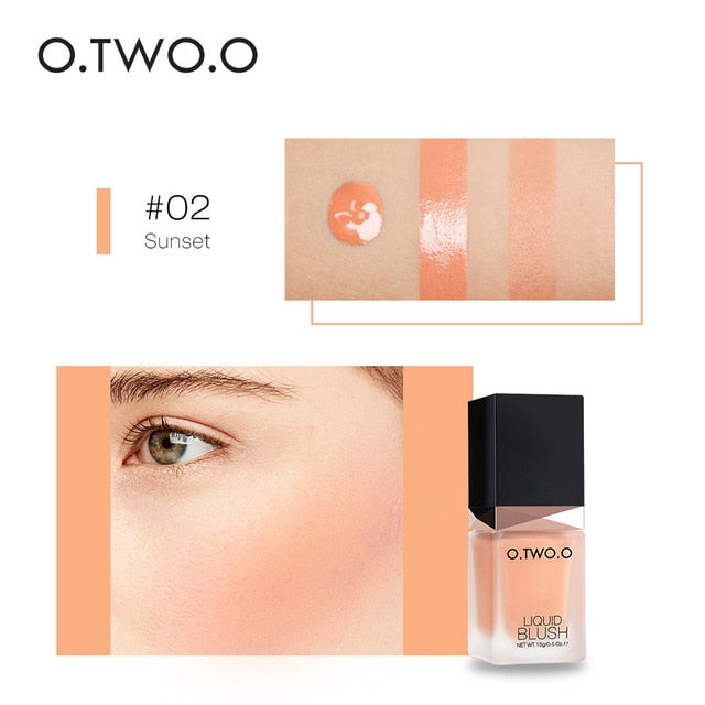 O.TWO.O Liquid Blush - Buildable Natural Cheek Color