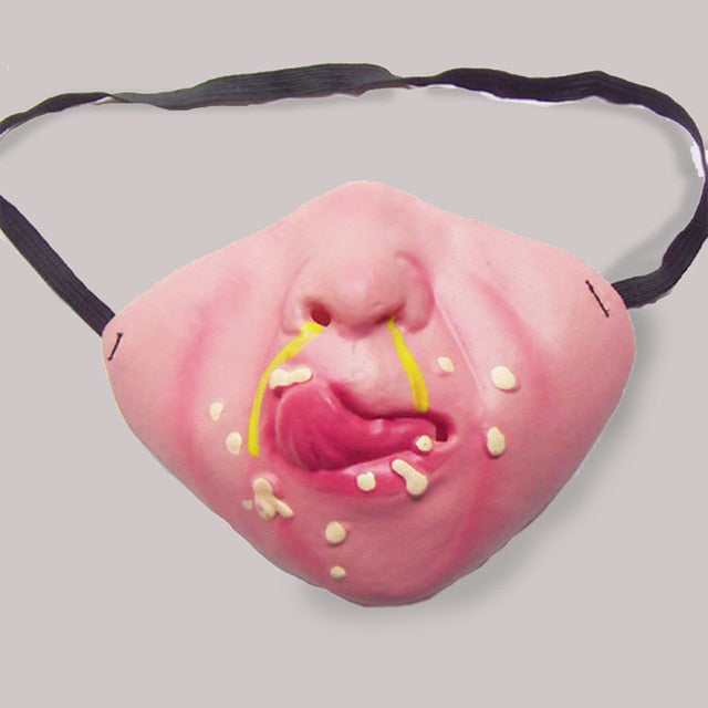 Latex Clown Mask for Instant Costume Transformation