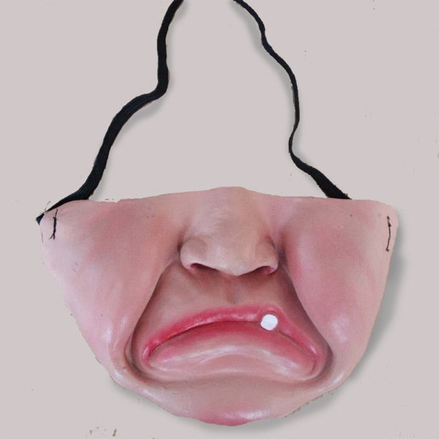 Latex Clown Mask for Instant Costume Transformation