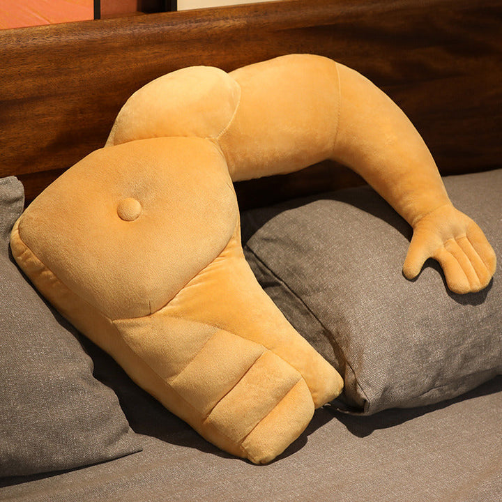Oversized Muscle Arm Pillow for Playful Cuddling Comfort