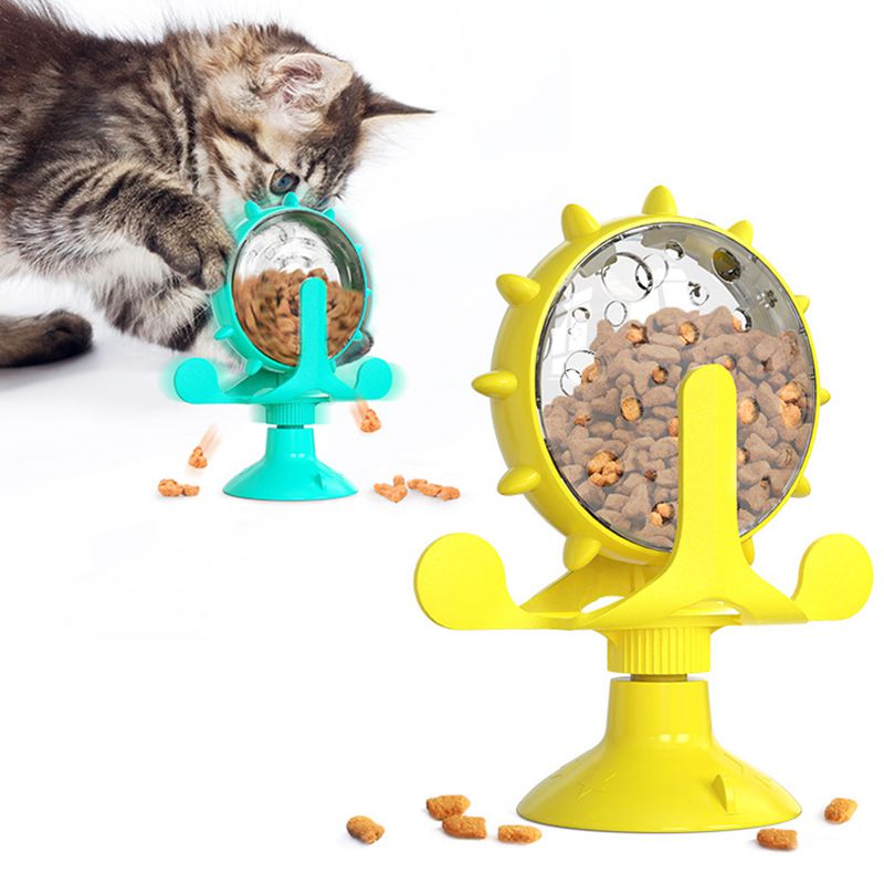 Interactive Cat Treat Dispenser for Boredom Relief