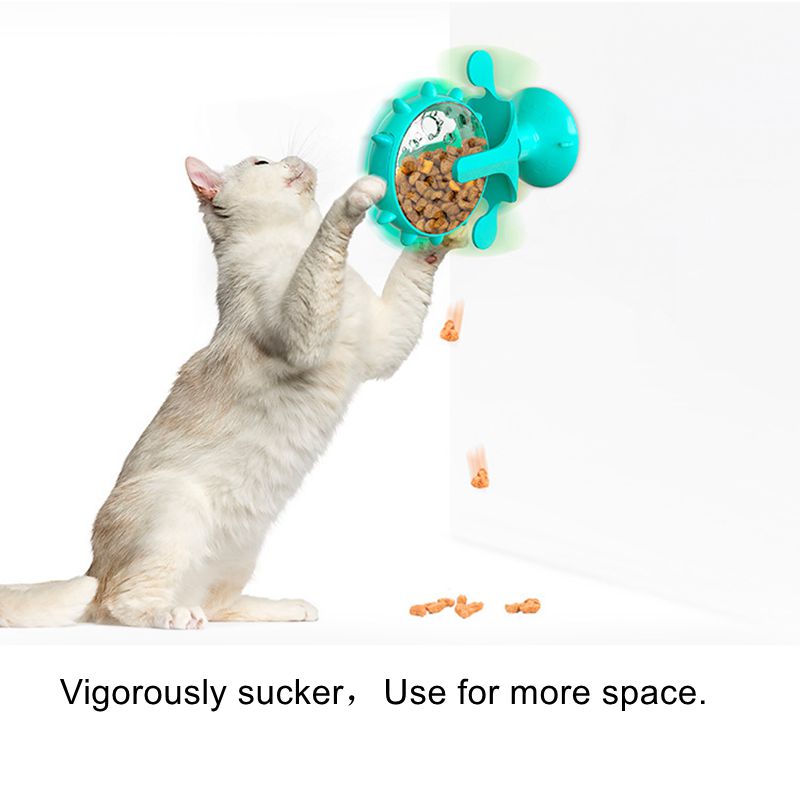 Interactive Cat Treat Dispenser for Boredom Relief