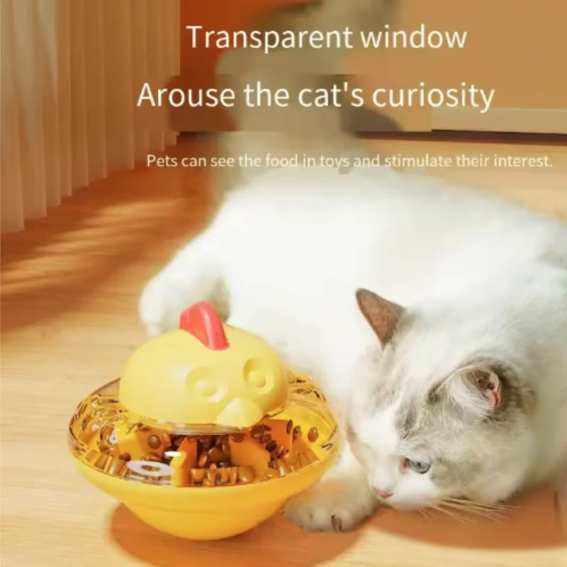 Interactive Cat Dog Feeder Toy for Slower Mealtimes