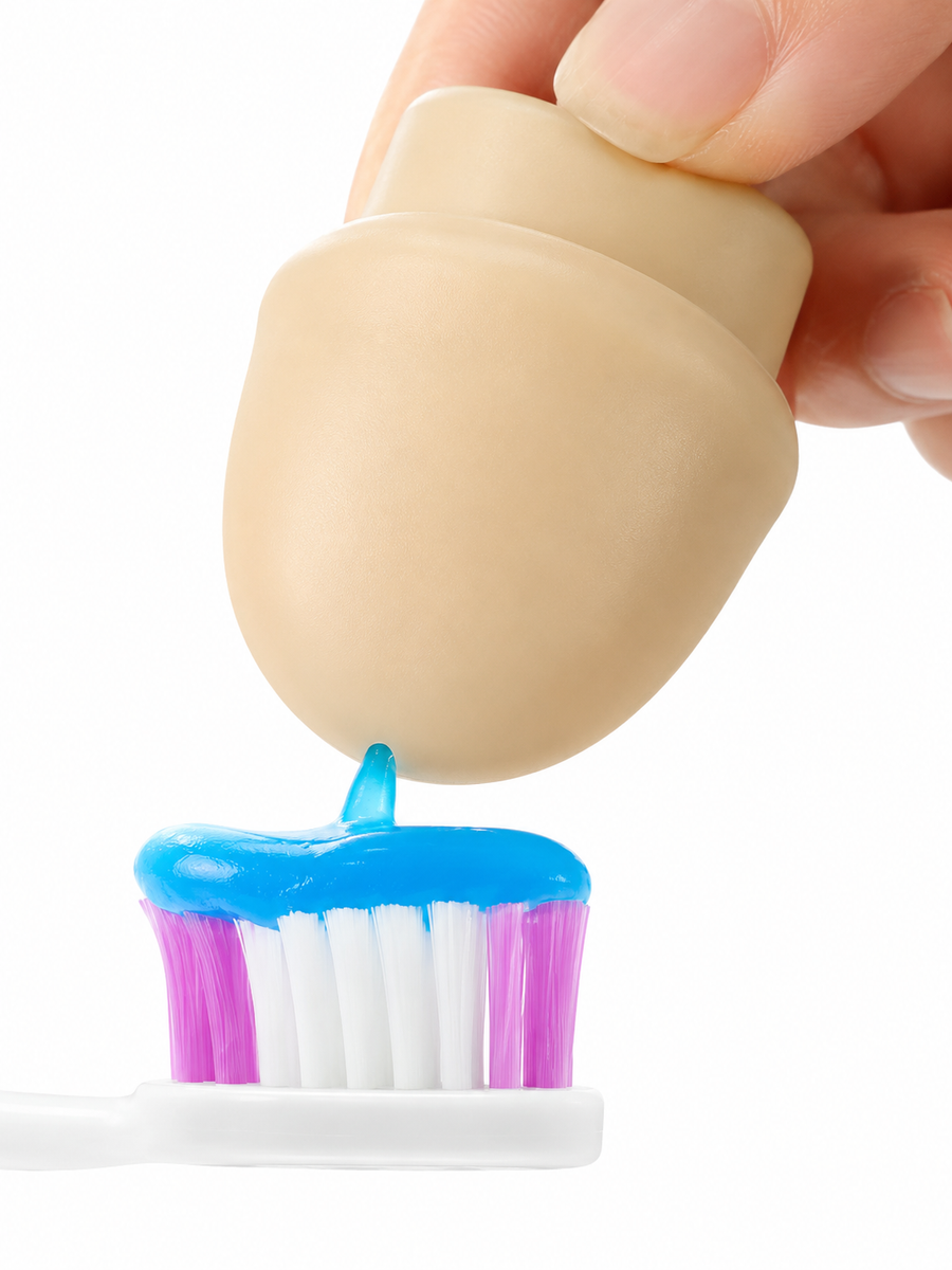 Fun Character-Shaped Toothpaste Cap — Mess-Free Portion
