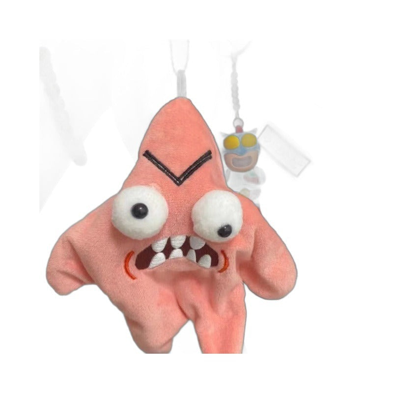 Plush Keychain Pendant for Playful Bag Personality