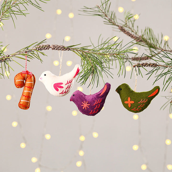 Fuzzy Christmas Ornaments for Cheerful Holiday Decor