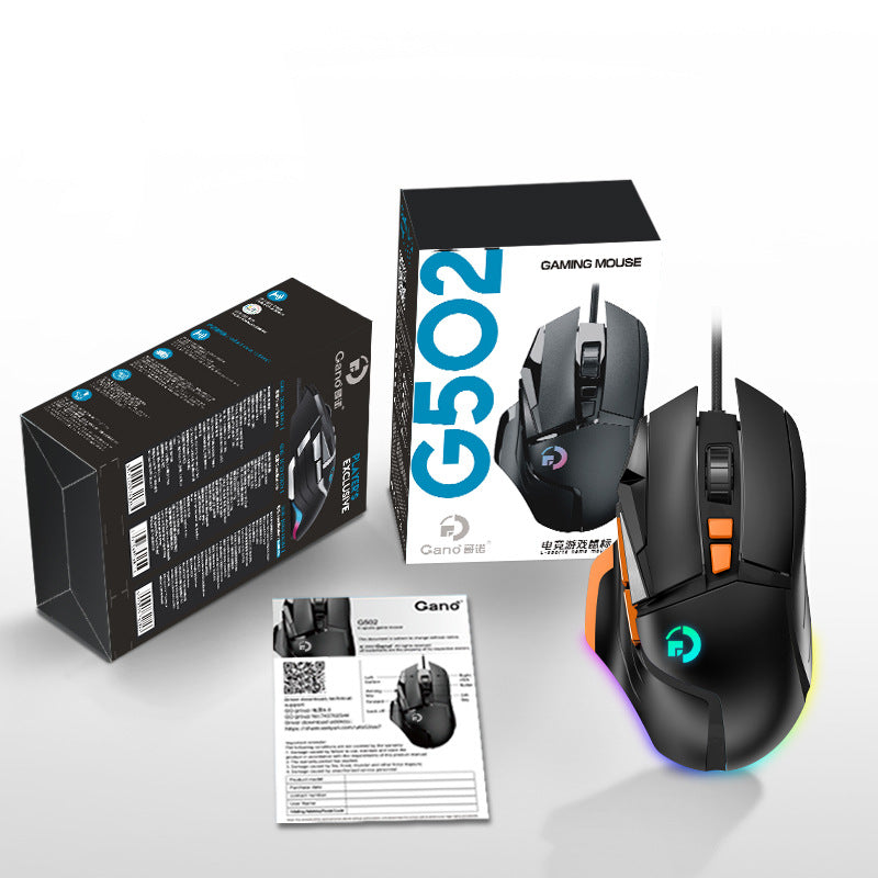 Wireless RGB Gaming Mouse with 2.4G Receiver and Wired Mode