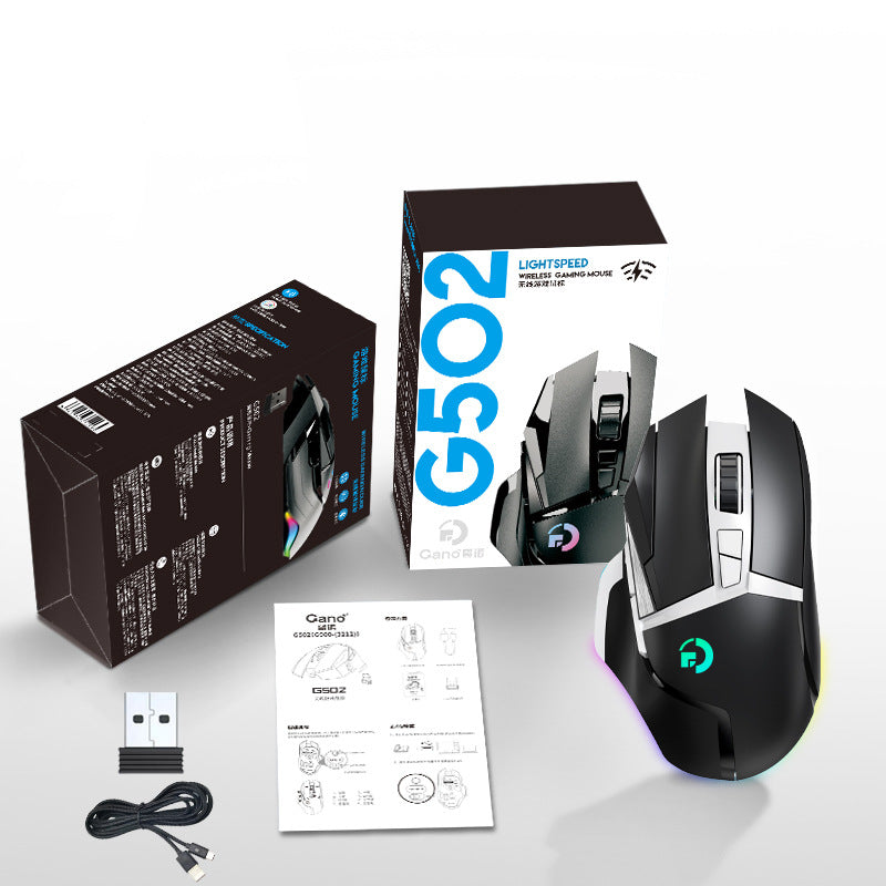 Wireless RGB Gaming Mouse with 2.4G Receiver and Wired Mode