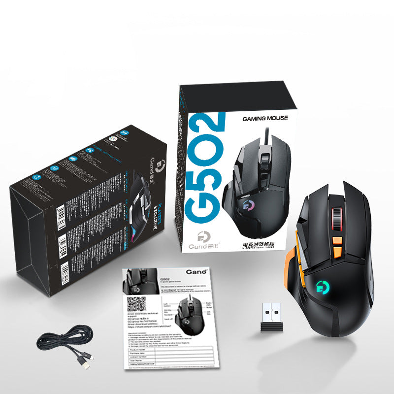 Wireless RGB Gaming Mouse with 2.4G Receiver and Wired Mode