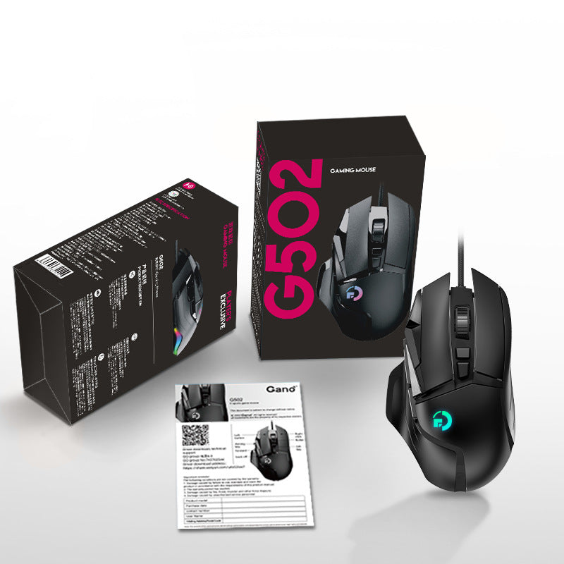 Wireless RGB Gaming Mouse with 2.4G Receiver and Wired Mode