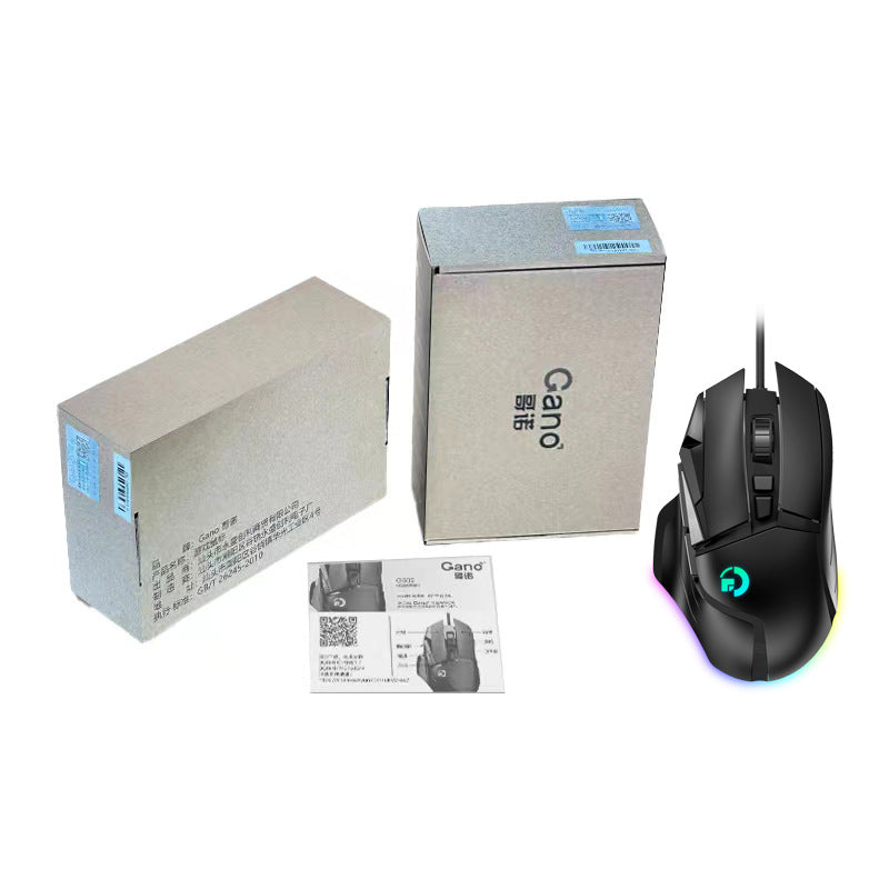 Wireless RGB Gaming Mouse with 2.4G Receiver and Wired Mode